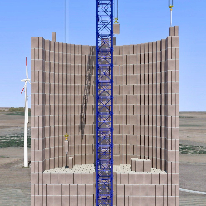 Dự án lưu trữ năng lượng tái tạo mới: "cất điện" trong cần cẩu tháp cao rồi sử dụng lực hấp dẫn của chính Trái Đất để tạo điện 2