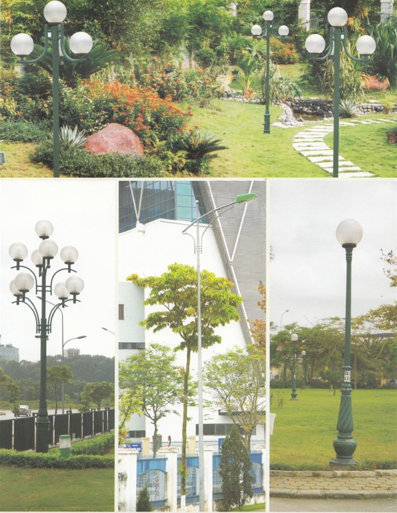 Trụ đèn trang trí sân vườn, công viên