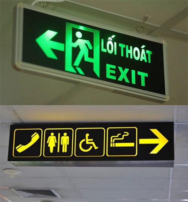 Đèn Exit thoát hiểm (đèn lối thoát)