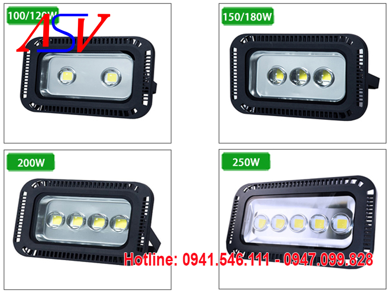 Đèn pha led có lúp 50W - 400W ASV 873